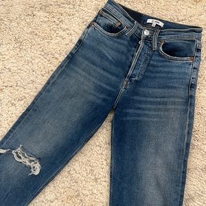 RE/DONE High Rise Comfort Stretch Crop